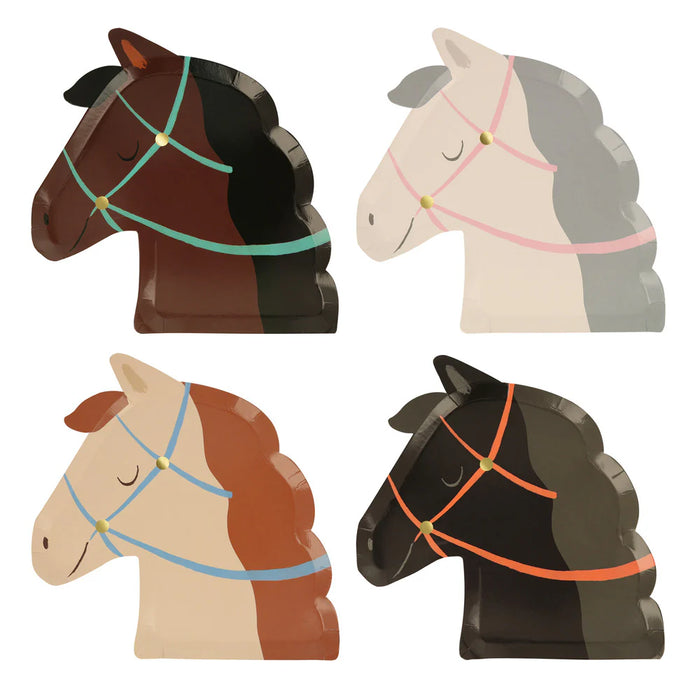 Platos con forma de caballo
